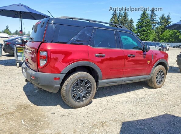 3FMCR9DA2SRF22413 2025 FORD BRONCO Maroon უკანა მარჯვენა