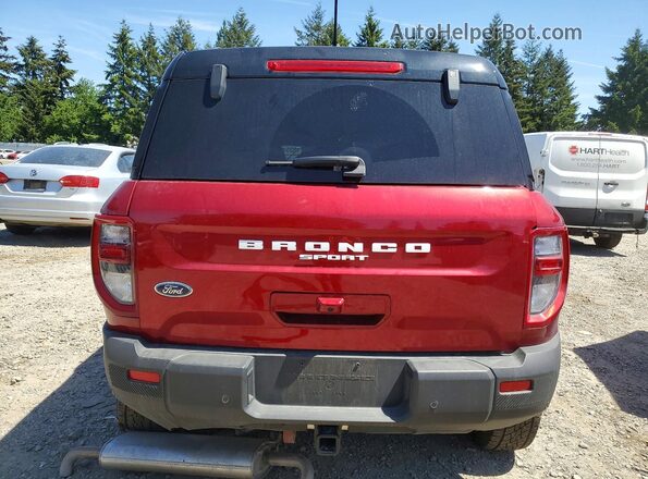 3FMCR9DA2SRF22413 2025 FORD BRONCO Maroon უკანა ხედი