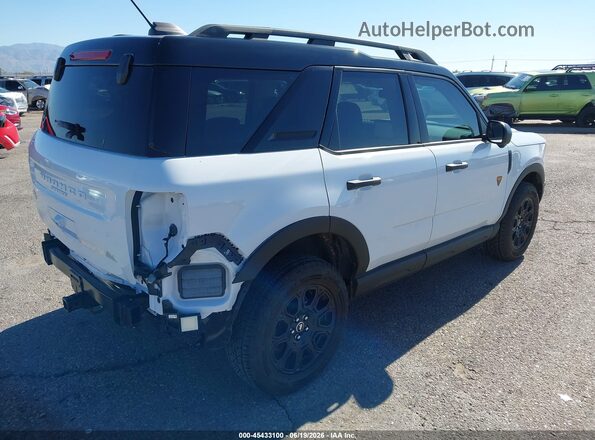 3FMCR9DA5SRF22938 2025 FORD BRONCO SPORT White Trasero derecho