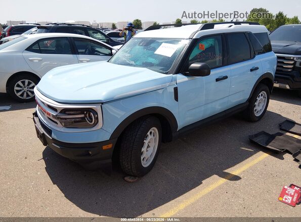 3FMCR9G63PRD22834 2023 FORD BRONCO SPORT Blue Առջևի ձախ երեք քառորդ տեսարան