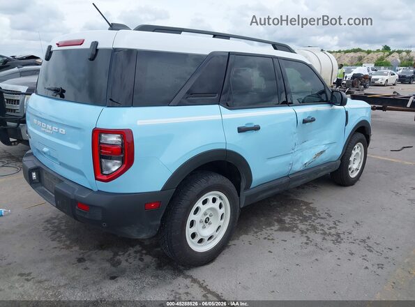 3FMCR9GN6SRF62637 2025 FORD BRONCO SPORT Blue Tył prawy