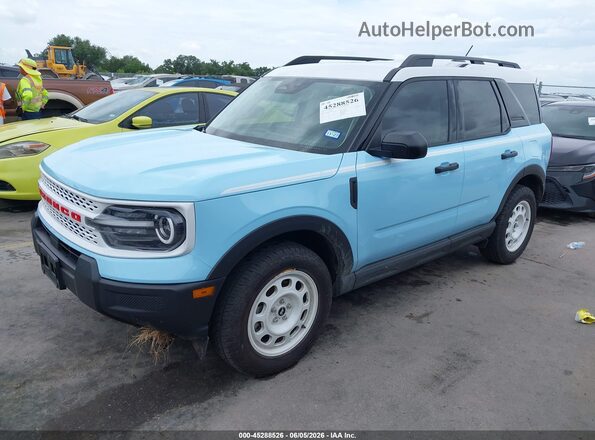 3FMCR9GN6SRF62637 2025 FORD BRONCO SPORT Blue Przód lewy