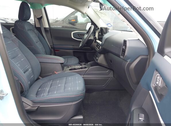3FMCR9GN6SRF62637 2025 FORD BRONCO SPORT Blue Widok wnętrza z przodu