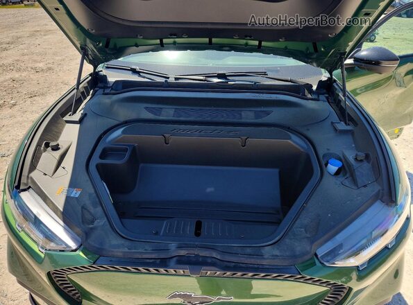 3FMTK1R40SMA35197 2025 FORD MUSTANG Green უკანა სალონის ხედი