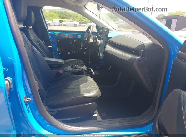 3FMTK1R41PMA87493 2023 FORD MUSTANG MACH-E Blue Widok wnętrza z przodu