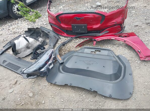 3FMTK1RM7MMA63159 2021 FORD MUSTANG MACH-E Red Вид щитка приладів