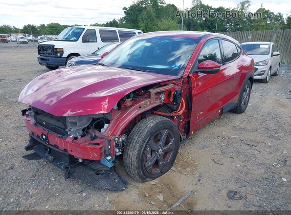 3FMTK1SS5NMA42174 2022 FORD MUSTANG MACH-E Burgundy Vista tres cuartos delantera izquierda