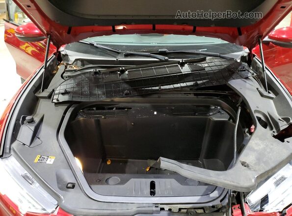 3FMTK1SS7MMA36455 2021 FORD MUSTANG Red Vista del compartimento del motor