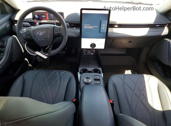 3FMTK1SU2RMA07986 2024 FORD MUSTANG Blue Dashboard view