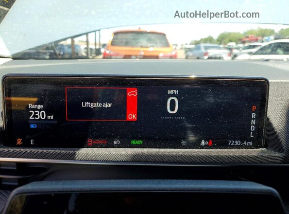 3FMTK1SU2RMA07986 2024 FORD MUSTANG Blue Instrument cluster view