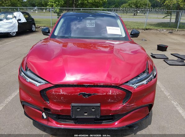 3FMTK2SU5NMA25771 2022 FORD MUSTANG MACH-E Red Vista del cuadro de instrumentos