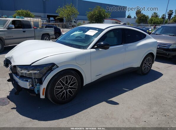 3FMTK3R72SMA12896 2025 FORD MUSTANG MACH-E White Передня ліва чверть