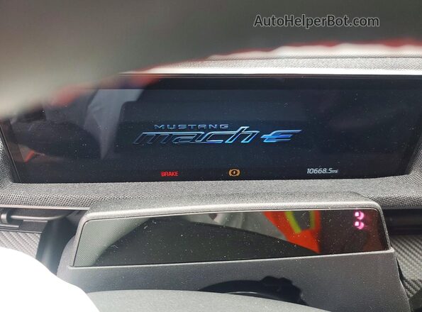 3FMTK3R77SMA14580 2025 FORD MUSTANG Burgundy Вид щитка приладів