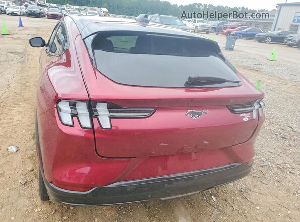 3FMTK3R77SMA14580 2025 FORD MUSTANG Burgundy Вид ззаду