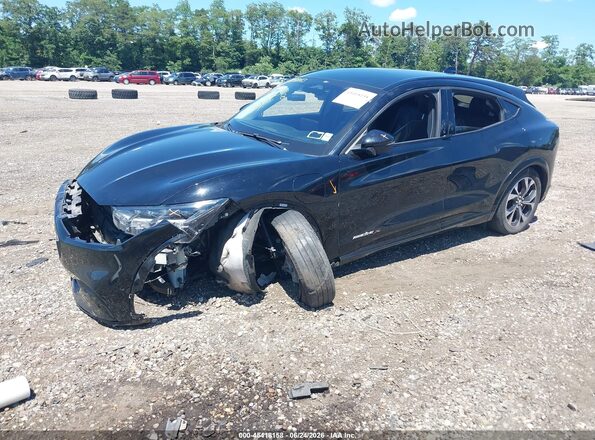 3FMTK3R78MMA02439 2021 FORD MUSTANG MACH-E Black Vista tres cuartos delantera izquierda
