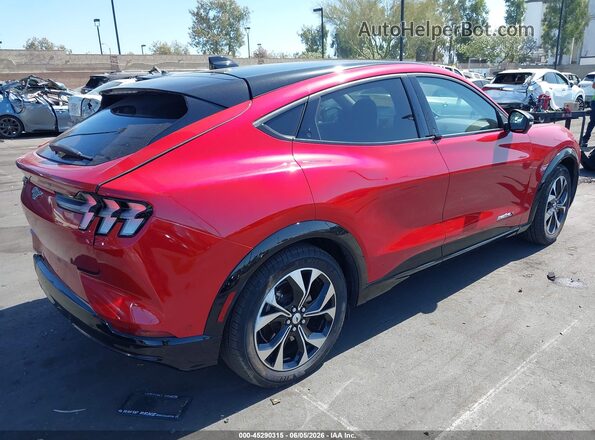 3FMTK3R78MMA17636 2021 FORD MUSTANG MACH-E Red უკანა მარჯვენა