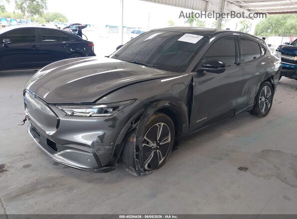 3FMTK3S57PMA88355 2023 FORD MUSTANG MACH-E Gray Առջևի ձախ երեք քառորդ տեսարան