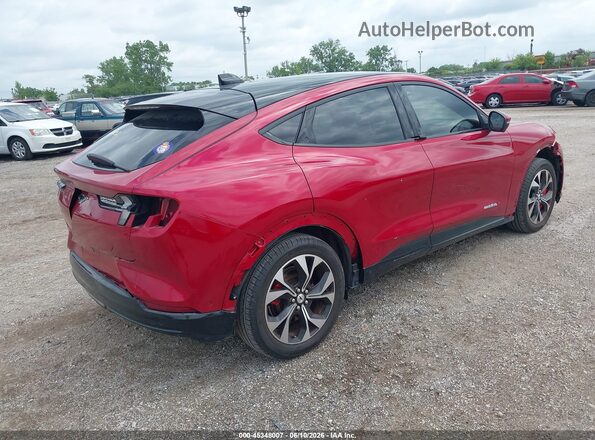 3FMTK3SU6MMA01984 2021 FORD MUSTANG MACH-E Red Հետևի աջ