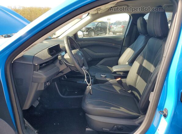 3FMTK3SU7NMA49575 2022 FORD MUSTANG Blue Widok wnętrza z przodu