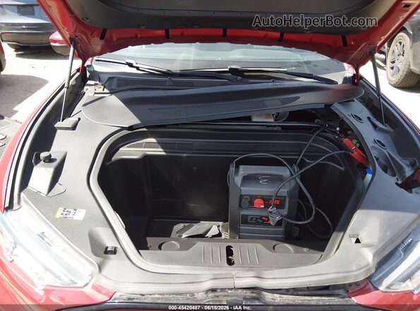 3FMTK3SU8MMA10878 2021 FORD MUSTANG MACH-E Red Widok z tyłu