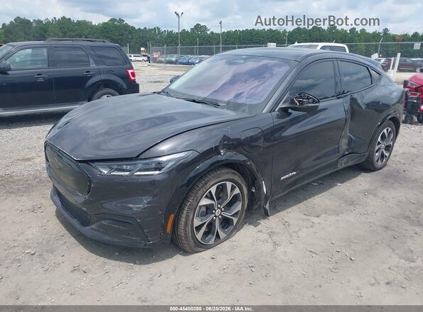 3FMTK3SU8NMA15399 2022 FORD MUSTANG MACH-E Gray Vista tres cuartos delantera izquierda