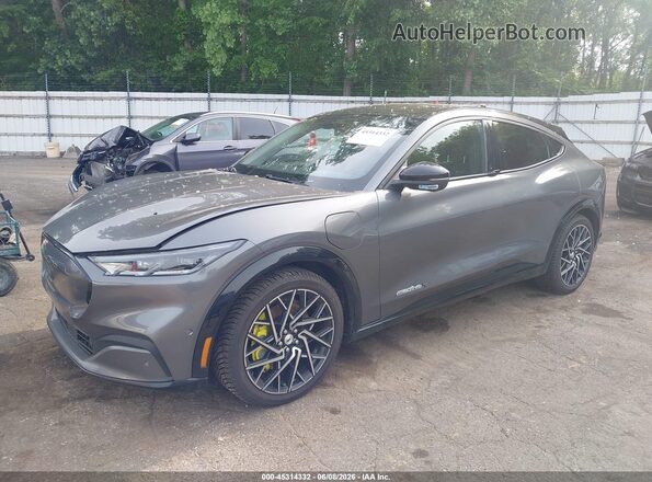 3FMTK3SU9MMA03308 2021 FORD MUSTANG MACH-E Серый Передняя левая четверть