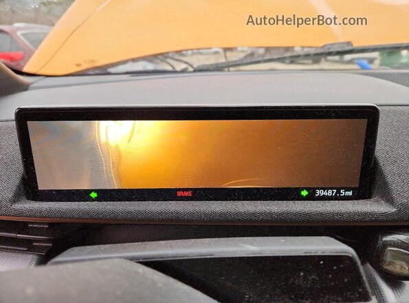 3FMTK4SE2MMD99760 2021 FORD MUSTANG Желтый Вид щитка приборов