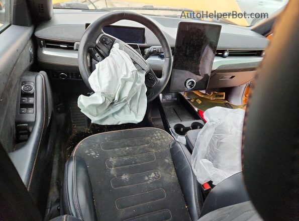 3FMTK4SE2MMD99760 2021 FORD MUSTANG Желтый Вид панели приборов