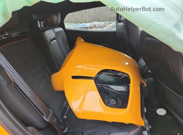 3FMTK4SE2MMD99760 2021 FORD MUSTANG Желтый Вид задних сидений