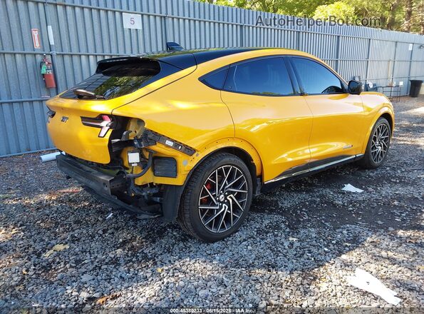 3FMTK4SX1MME03718 2021 FORD MUSTANG MACH-E Yellow Tył prawy