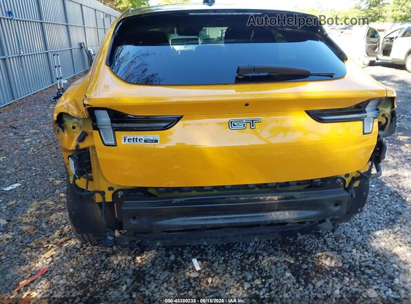 3FMTK4SX1MME03718 2021 FORD MUSTANG MACH-E Yellow Widok z przodu