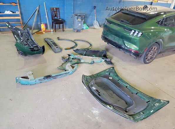 3FMTK4SX1RMA14200 2024 FORD MUSTANG Green VIN კოდის სტიკერის ხედი