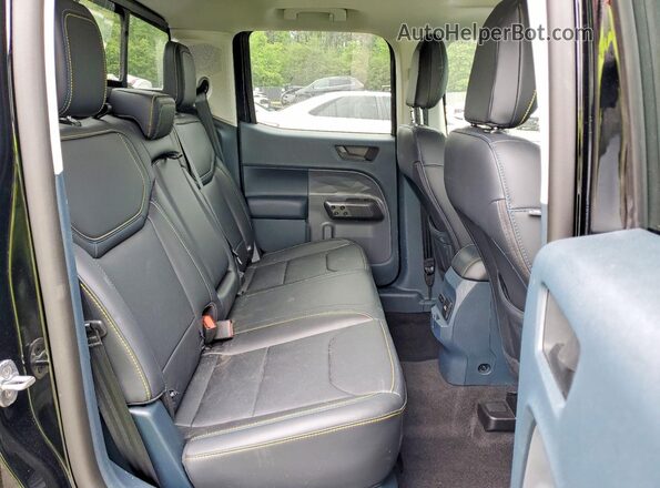3FTCW8PA7SRA76570 2025 FORD MAVERICK Black Rear seats view