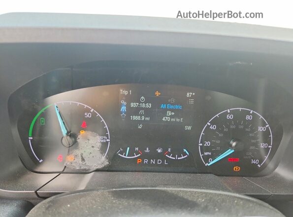 3FTTW8A32RRA79848 2024 FORD MAVERICK White Սարքավորումների վահանակի տեսք