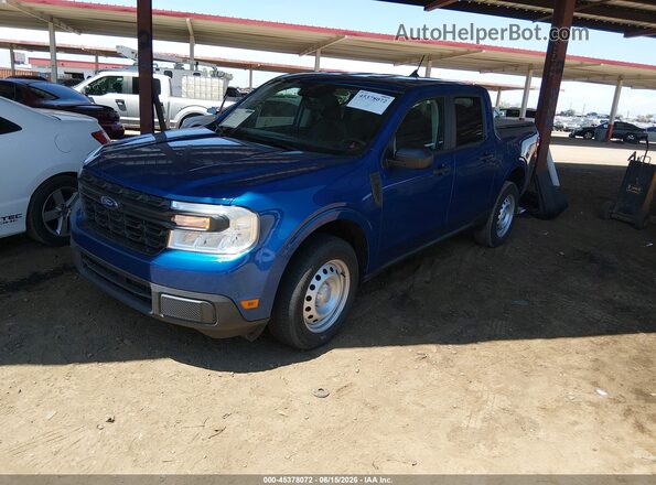 3FTTW8A34RRA38802 2024 FORD MAVERICK Синий Передняя левая четверть