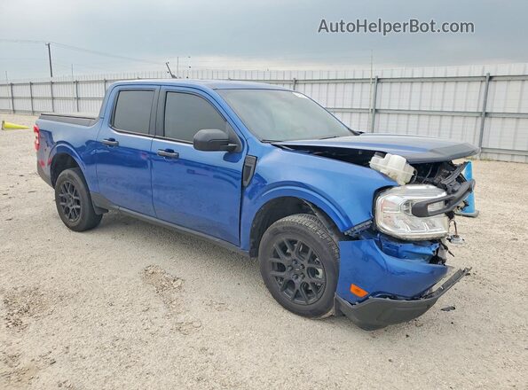 3FTTW8A36RRB56415 2024 FORD MAVERICK Синий Передняя правая четверть