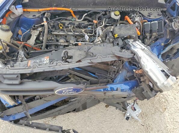 3FTTW8A36RRB56415 2024 FORD MAVERICK Синий Вид задней части салона