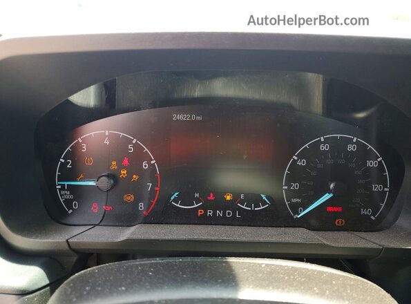 3FTTW8B99RRA99209 2024 FORD MAVERICK Синий Вид щитка приборов