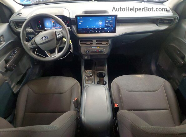3FTTW8BAXSRA26334 2025 FORD MAVERICK Blue Dashboard view