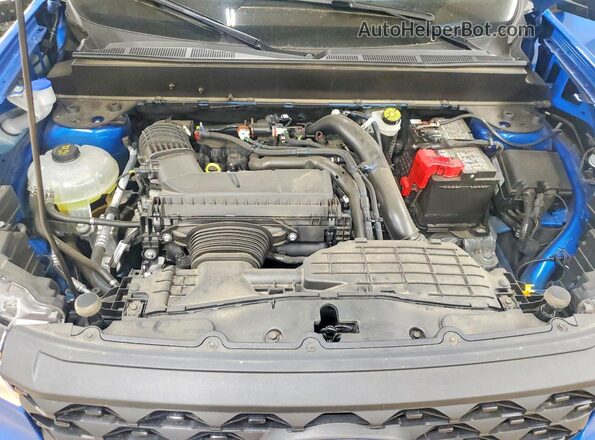 3FTTW8BAXSRA26334 2025 FORD MAVERICK Blue Rear interior view
