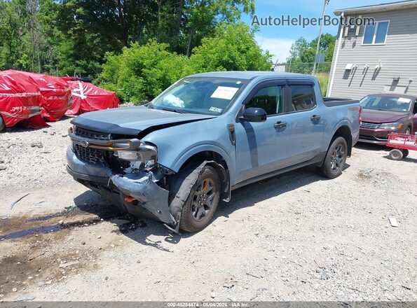 3FTTW8C92RRB36017 2024 FORD MAVERICK Синий Передняя левая четверть