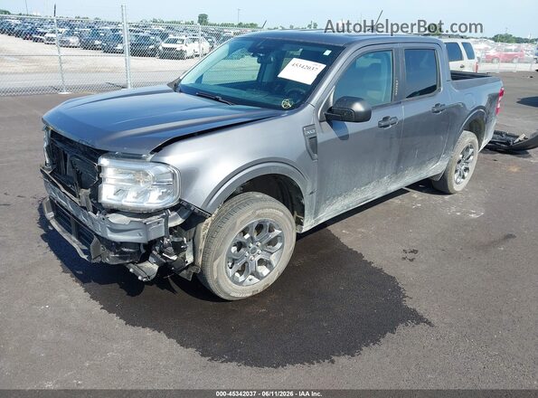 3FTTW8E31NRA33626 2022 FORD MAVERICK Gray Vista tres cuartos delantera izquierda