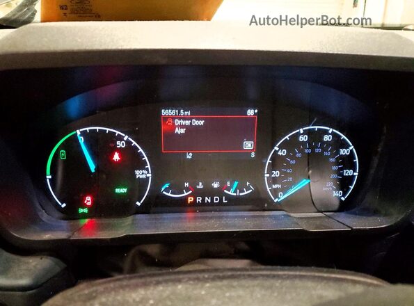 3FTTW8E31PRB01183 2023 FORD MAVERICK Серый Вид щитка приборов