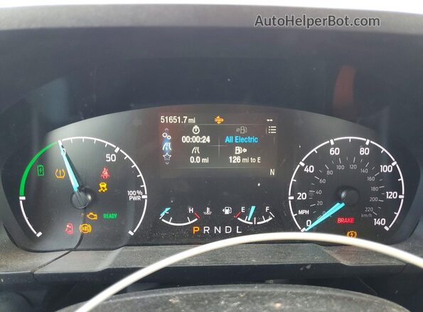 3FTTW8E37PRA27820 2023 FORD MAVERICK Серый Вид щитка приборов