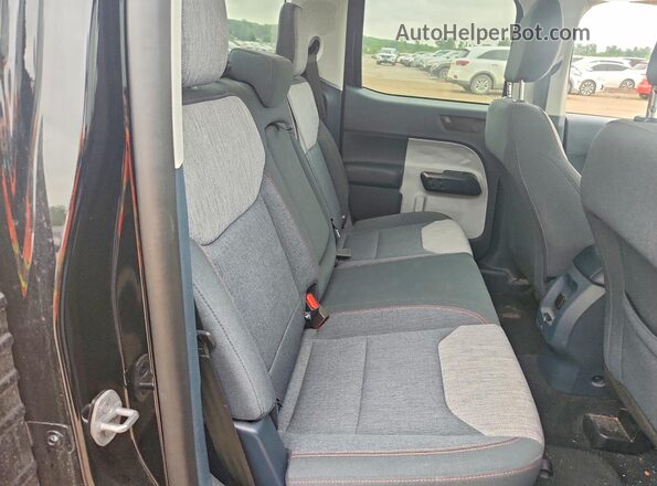 3FTTW8E39PRA71835 2023 FORD MAVERICK Black Rear seats view
