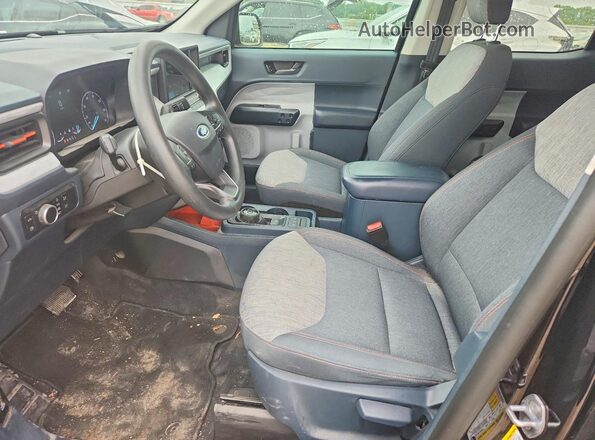 3FTTW8E39PRA71835 2023 FORD MAVERICK Black Front interior view