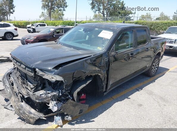 3FTTW8E90NRA28941 2022 FORD MAVERICK Черный Передняя левая четверть