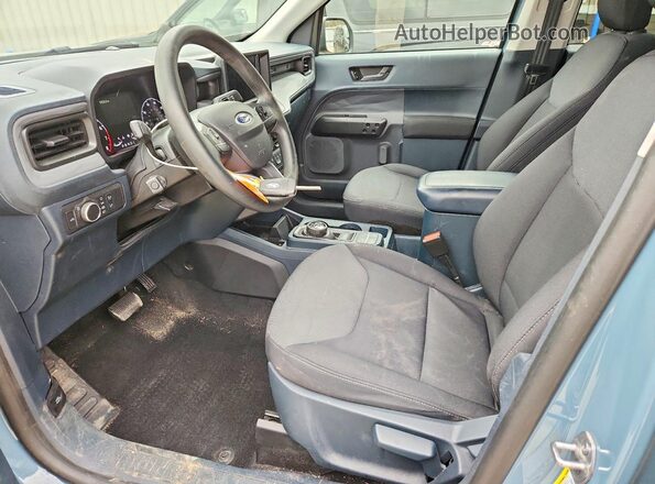 3FTTW8E91NRA54285 2022 FORD MAVERICK Blue Front interior view