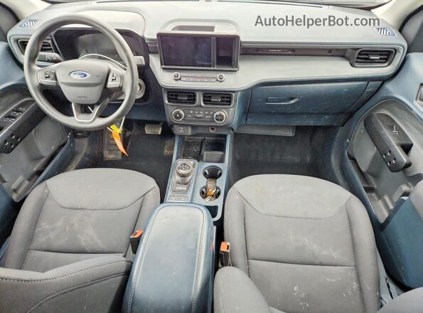 3FTTW8E91NRA54285 2022 FORD MAVERICK Blue Dashboard view