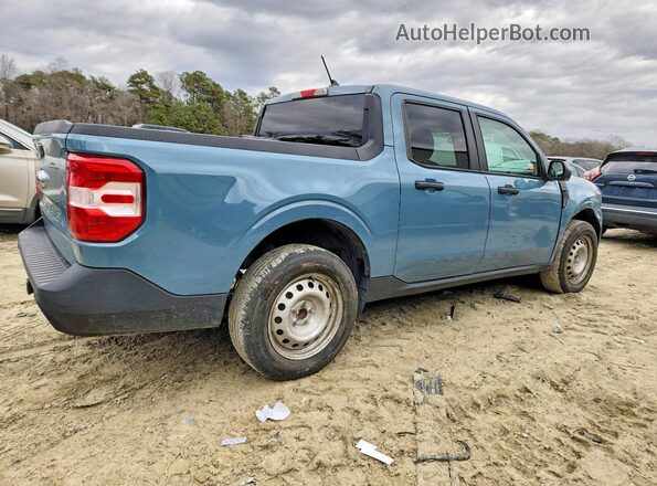 3FTTW8E91NRA54285 2022 FORD MAVERICK Blue Rear right